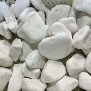 Thassos márvány görgeteg 1-3 cm, 3-6 cm, 20 kg/zsák